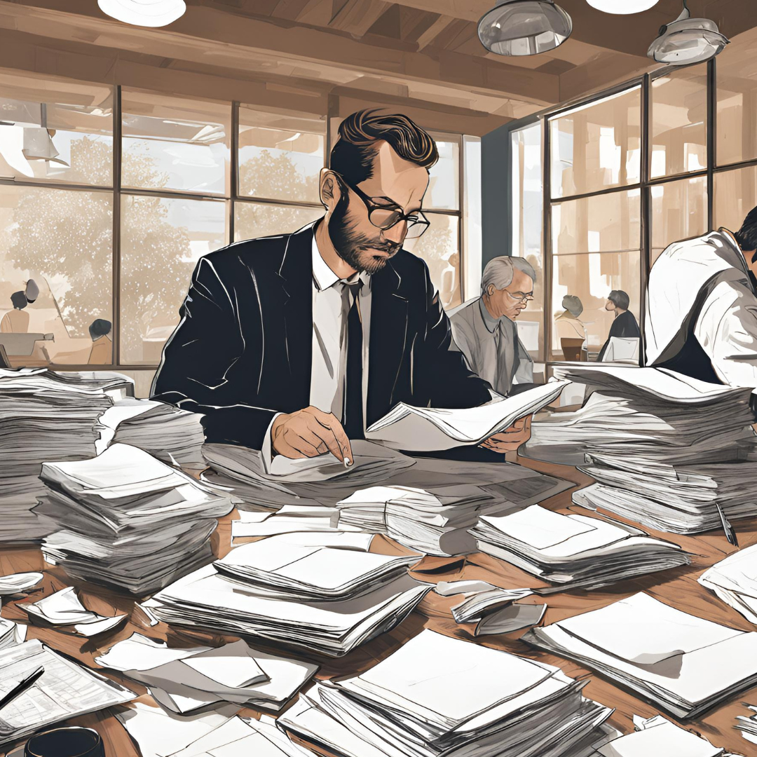 Jasper werkt aan projecten